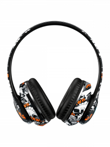 Наушники беспроводные Bluetooth с микрофоном и радио Орбита OT-ERB48 Черные